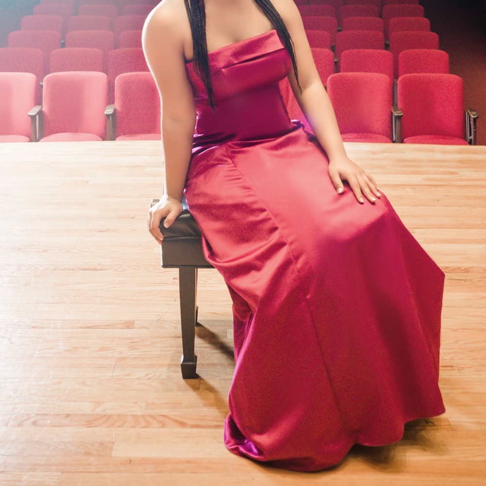 Fuchsia Pink Gown - Bridesmaid Prom Gala 💗 - Picture 2 of 4